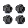 1/2" Industrial Malleable Cast Iron Union, Home TZH 4 Pack 1/2" Female Pipe by HomeTZH