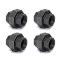 1" Cast Iron Union, Home TZH 4 Pack 1" Industrial Malleable Female Pipe Fitting by HomeTZH