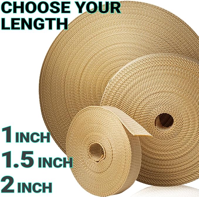 Webbing Strap, 3/4" to 2", 10-50 Yds, EDC gear, backpack repair and pet dog - Image 9