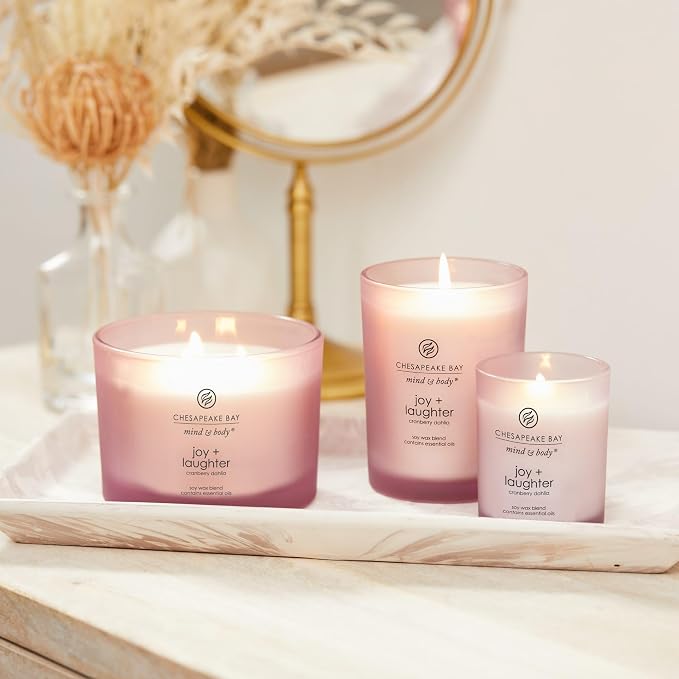 Chesapeake Bay Candle Scented Candle Joy + Laughter Medium Home Décor - Image 4