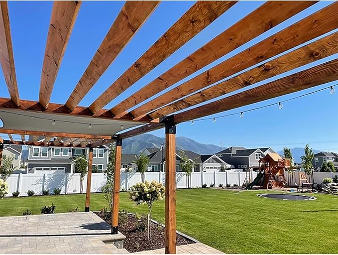 2x4 Joist Hangers, 45 Degree Louver Brackets, Q235 Steel, 16 Pairs | Black - Image 4