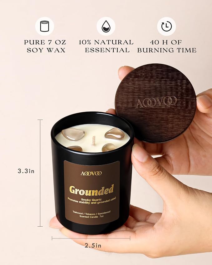 AOOVOO Crystal HEAL Candles Set - Image 7