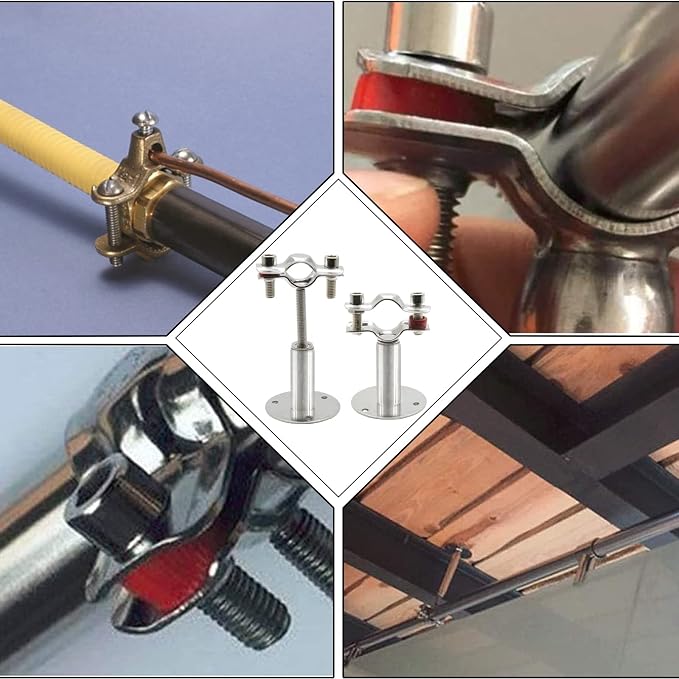 Piutouyar 2 Pcs Ceiling Mount Pipe Support - Image 6