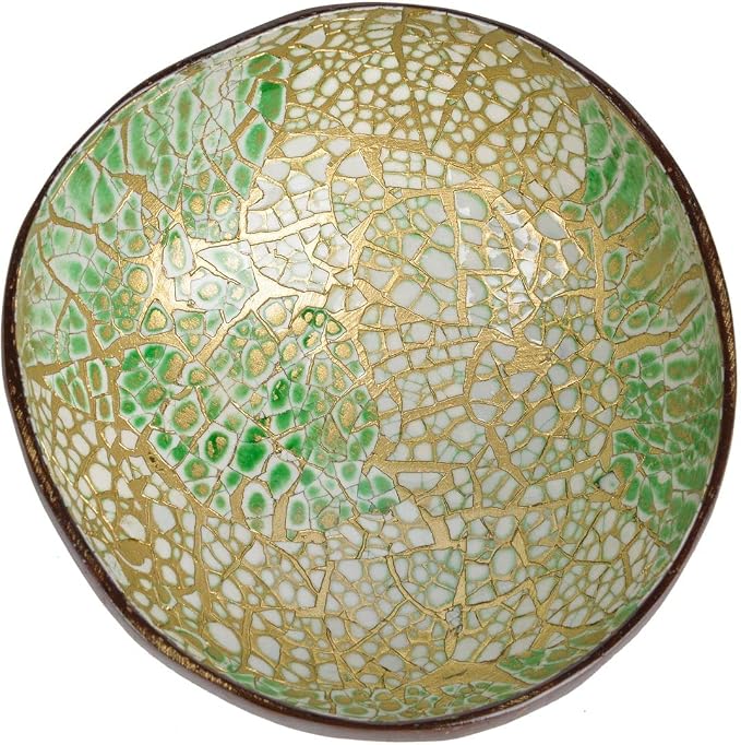 Natural Coconut Bowl Key Decorative by ChezMax