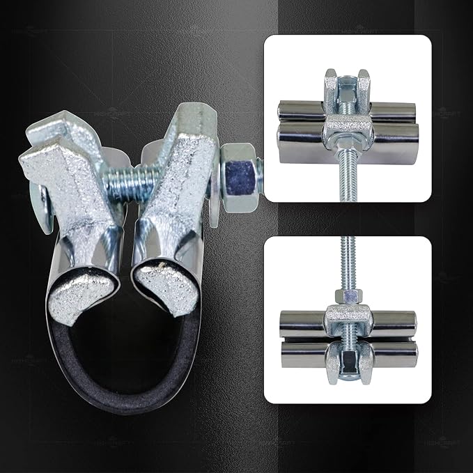 Highcraft Pipe Repair Clamp 3/4'', IPS Single Bolt, 3” Long, Stainless Steel - Image 4