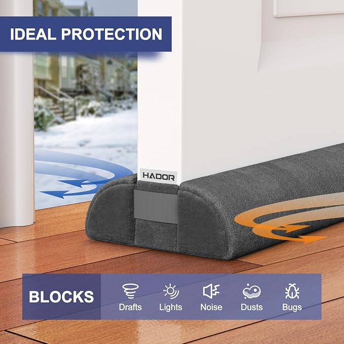 HADOR Door Draft Stopper for Bottom of Door, Adjustable 36 Inch, Double-Sided - Image 3