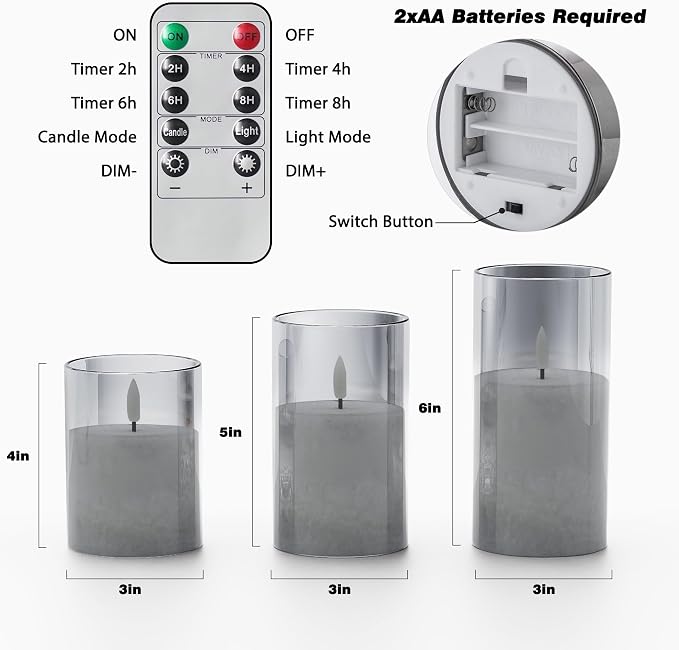 Battery Operated Flameless Candles - Image 3