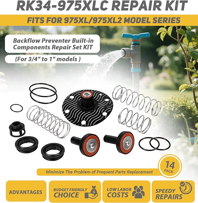 3/4"-1" Complete Backflow Repair Kit, - Image 2
