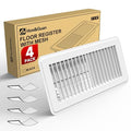 Hon&Guan Floor Register 4x10 Inch, Heavy Duty Walkable Easy Adjust Air Vent by HonGuan