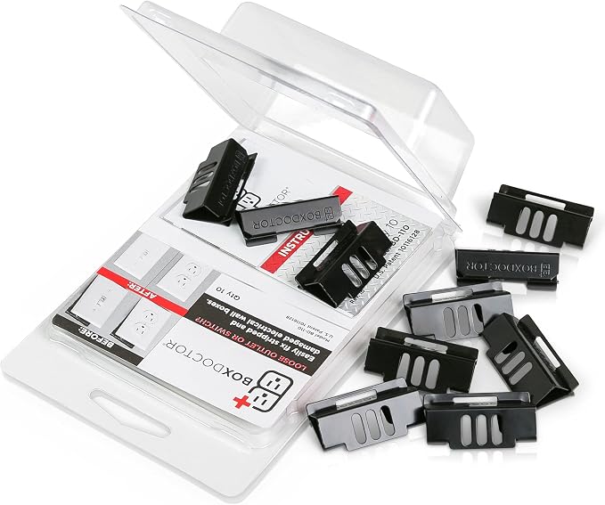 Repair Clips - Fix Loose Outlets and Switches - Electrical Wall Box Repair - Image 6