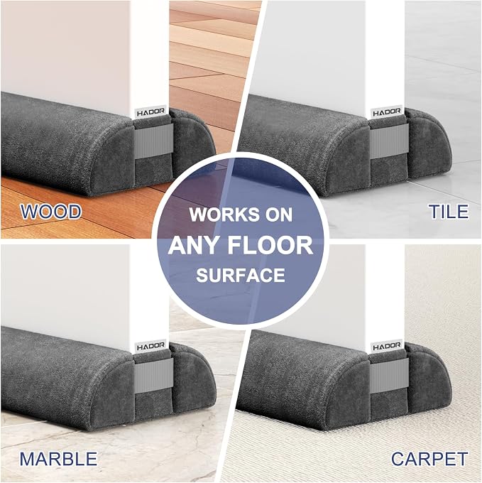 HADOR Door Draft Stopper for Bottom of Door, Adjustable 32 Inch, Double-Sided - Image 6