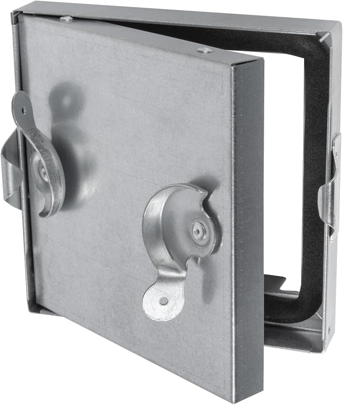 Repa Market 6 x 6 Inch Galvanized Steel Duct Access Door – Airtight Insulated by RepaMarket