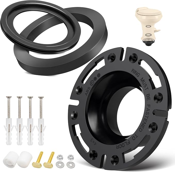 Oyviny RV Toilet Flange and Seal Kit Replacement by Oyviny
