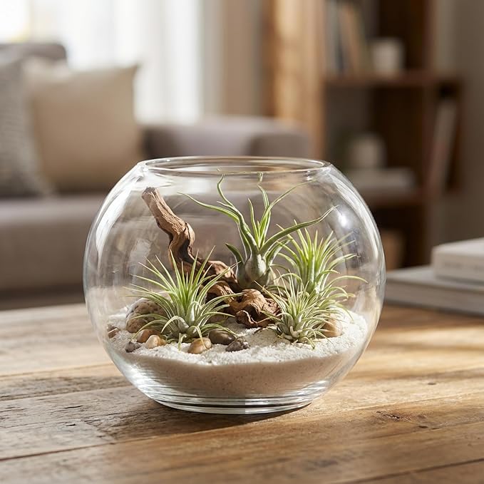 WGV Bowl Glass Vase, Diameter 5.1", Height 3.75", Open Width 3", 12 Pieces - Image 8