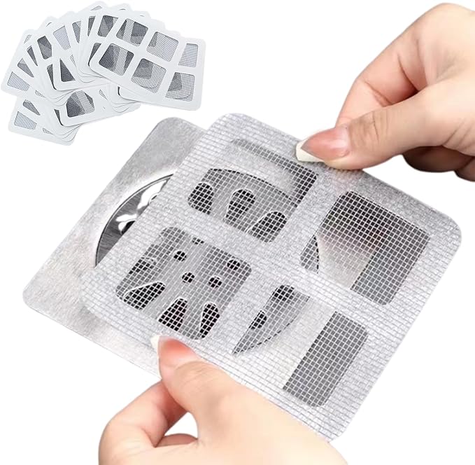 Disposable Hair Drain Stickers, Disposable mesh Cover Sewer Filter Screen by Unknown