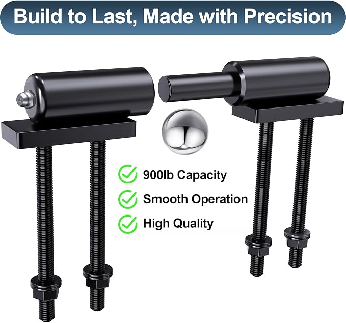 2PCS Trailer Gate Hinge, Heavy Duty Weld-On Hinge, 5 Inch, 700lbs Capacity | - Image 3