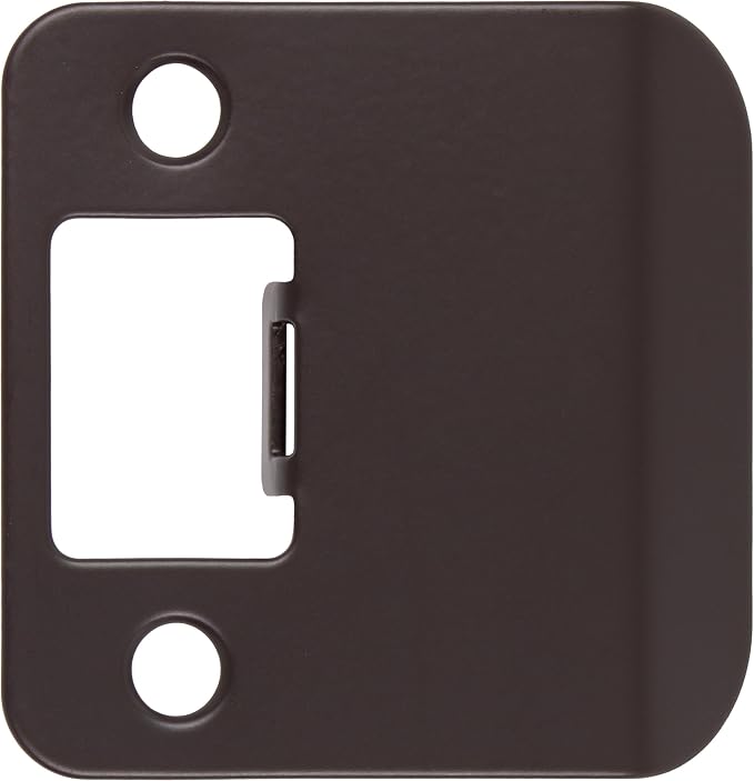 Round Corner Extended Lip Strike, 2-1/4" x 1-3/4", Oil-Rubbed Bronze by StoneHarborHardware