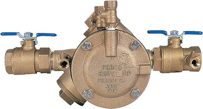 Febco 825Y Bronze RPZ Backflow Preventer 1-1/4" Inlet, NPT Y Pattern by Febco
