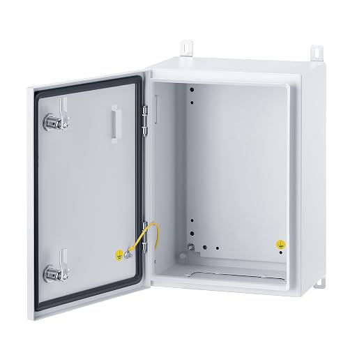 IP65 Weatherproof Metal Box Wall-Mounted Electronic Equipment Enclosure Box by ordentlich
