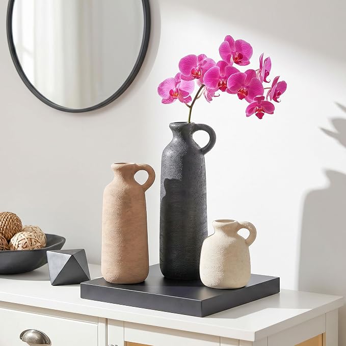 Ceramic Vase Set, Decorative Vases - Image 5