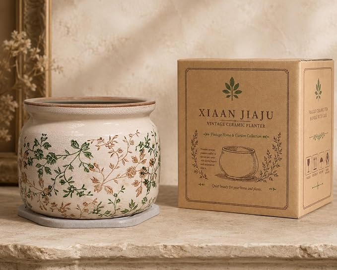 Country Cottage Ceramic Plant Pots - Image 7