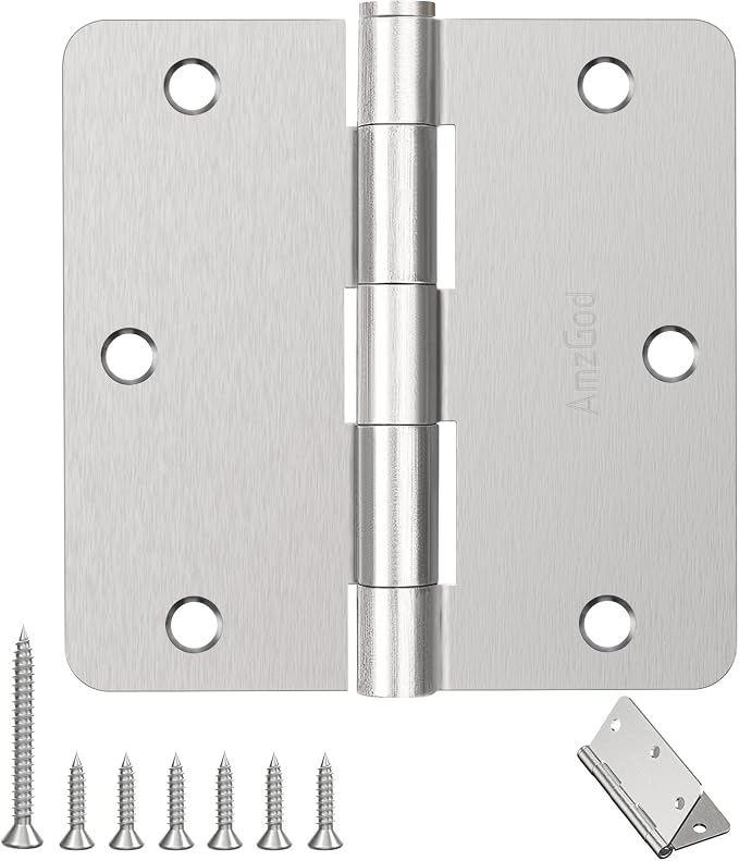 Door Hinges Brushed Nickel - Image 8