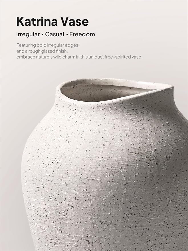 White Ceramic Vase - Image 4