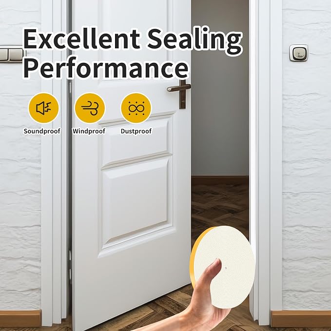High Density CR Door Seal, for Door and Window, 1 in x 1/16 in x 33Ft | Air - Image 5