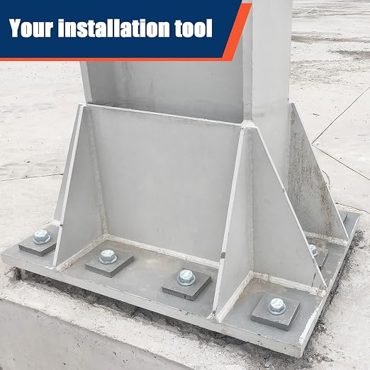 Tandefio 40 Pack 5/8 x 6 Concrete Anchors and Screw Kits Galvanized | Large - Image 7