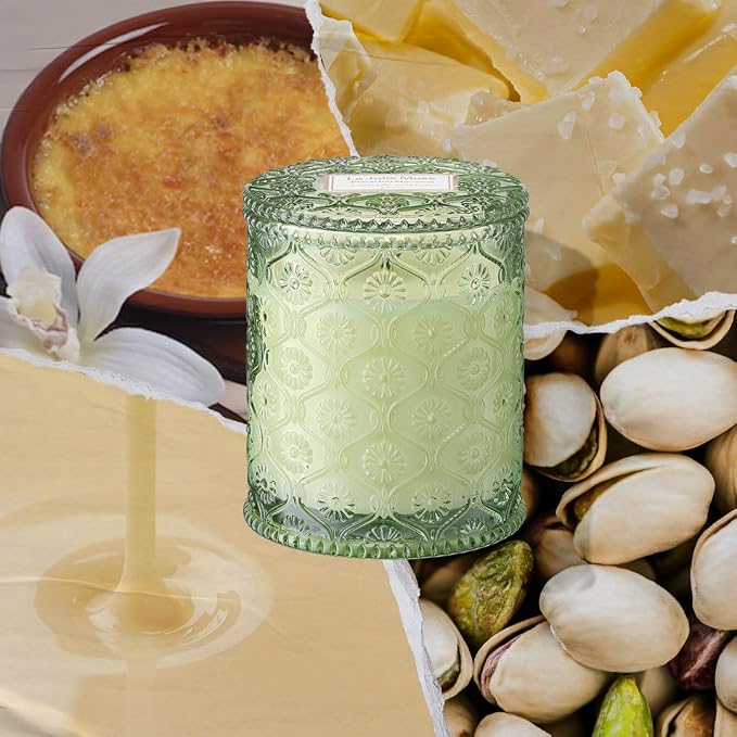 LA JOLIE MUSE Pistachio Macaron Scented Candles - Image 2