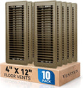 4" x 12" Floor Register Vent Covers 10-Pack by VENTYUN