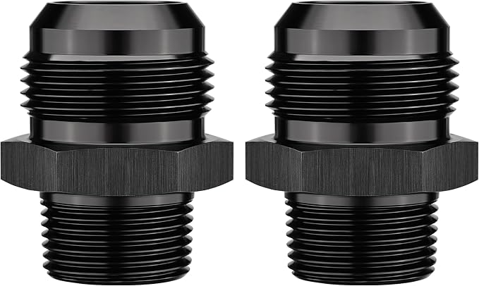 EVIL ENERGY 16AN Male Flare to 3/4" NPT Pipe Fitting Adapter Straight Aluminum by EVILENERGY