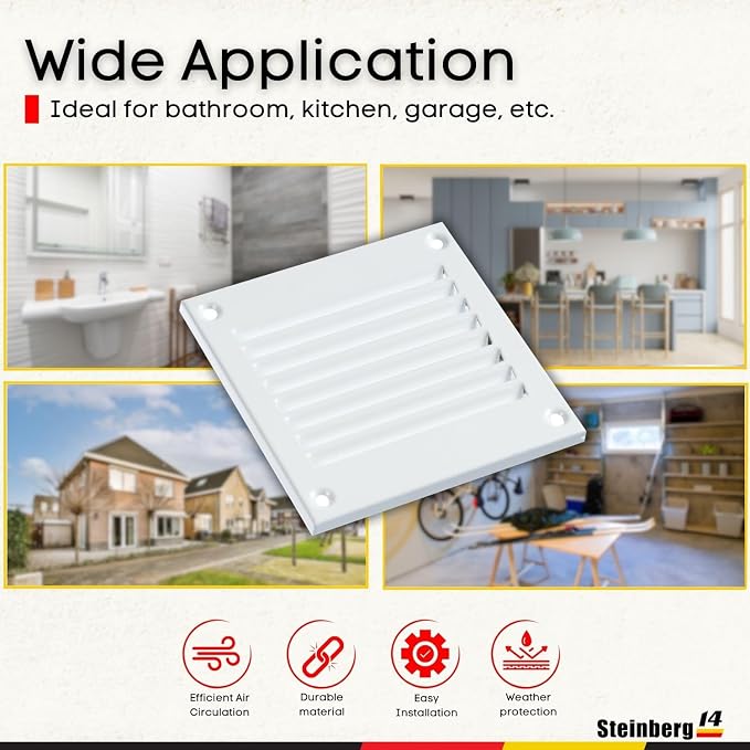Steinberg14 White Vent Cover 2x2 - Image 4