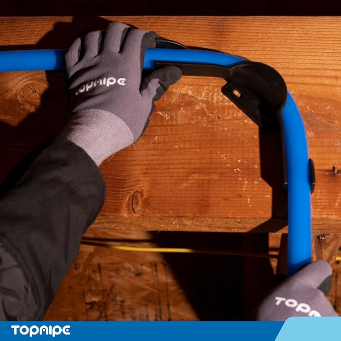 Topaipe 1/2 Inch PEX Poly 90 Degree Bend Support, Tubing Pipe Holder - Image 6