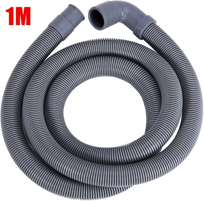 1/1.5/2M Extension Pipe Flexible Wash Machine Dishwasher Drain Outlet Hose - Image 2
