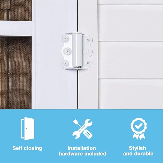 Wright Products V226WH Spring Loaded Door 3PK Self Closing Hinge - Image 4