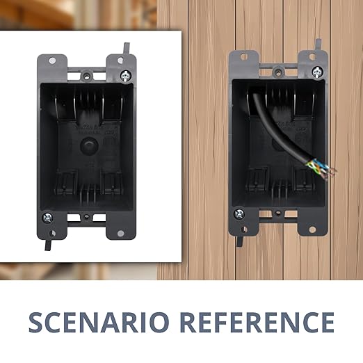 Old Work 1 Gang Outlet Box, 4.33 Inch Length By 2.32 Inch Width By 3.7 Inch - Image 6