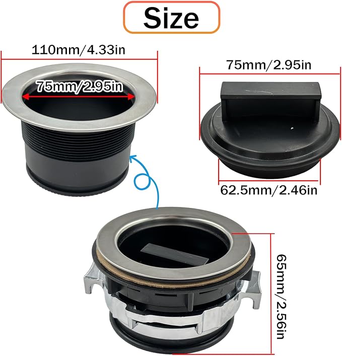 8Pcs/Set Garbage Disposal Sink Flange Kit - Image 3