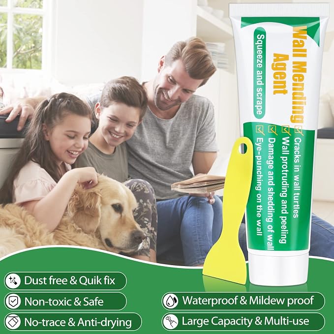 Drywall Repair Kit, Ranekie Drywall Hole Patch Kit Spackle Putty Wall Repair - Image 5
