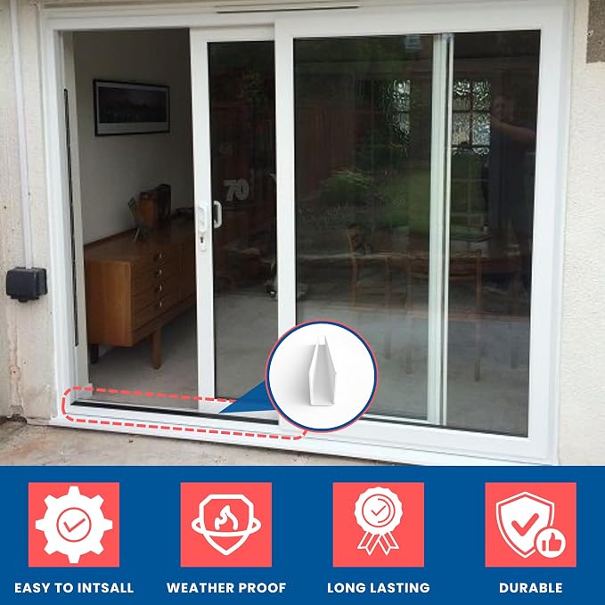 KC Hardware Aluminum U Channel Top Sliding Screen Door Track Replacement - Image 8