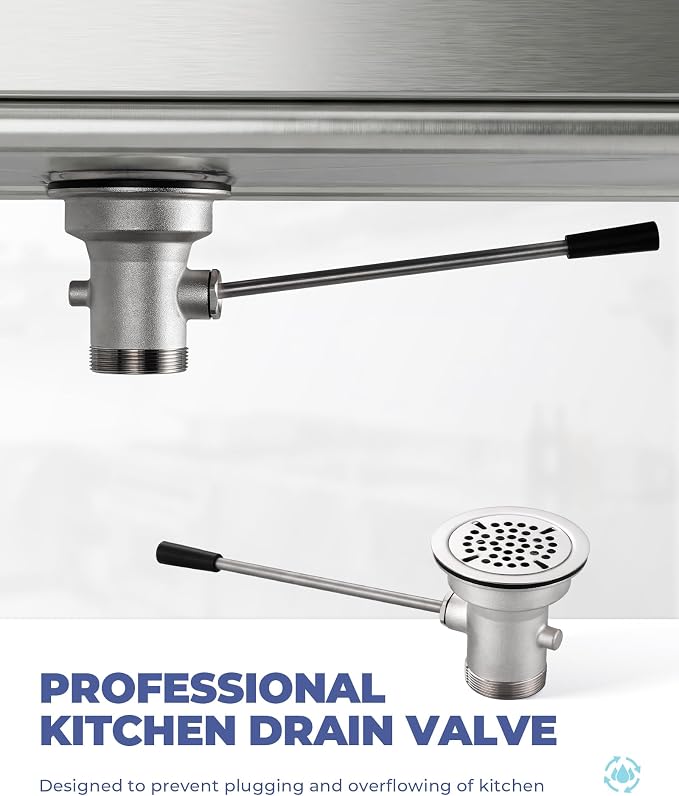 3-1/2 Inch Commercial Sink Drain - Image 6