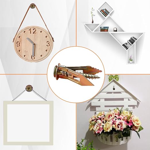 160PCS Self Drilling Drywall Anchors and Screws Kit, 0.47x1.18Inch Sheetrock - Image 7