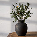 SIDUCAL Ceramic Decorative Flower Vase | 6 Inch Pottery Rustic Farmhouse | Boho by SIDUCAL