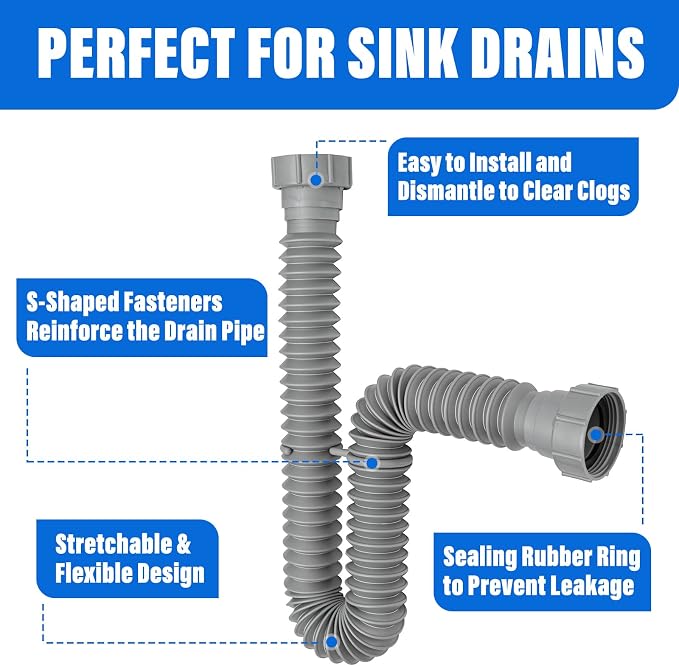 Cinsda 1-1/2" & 1-1/4" P-trap - Image 4
