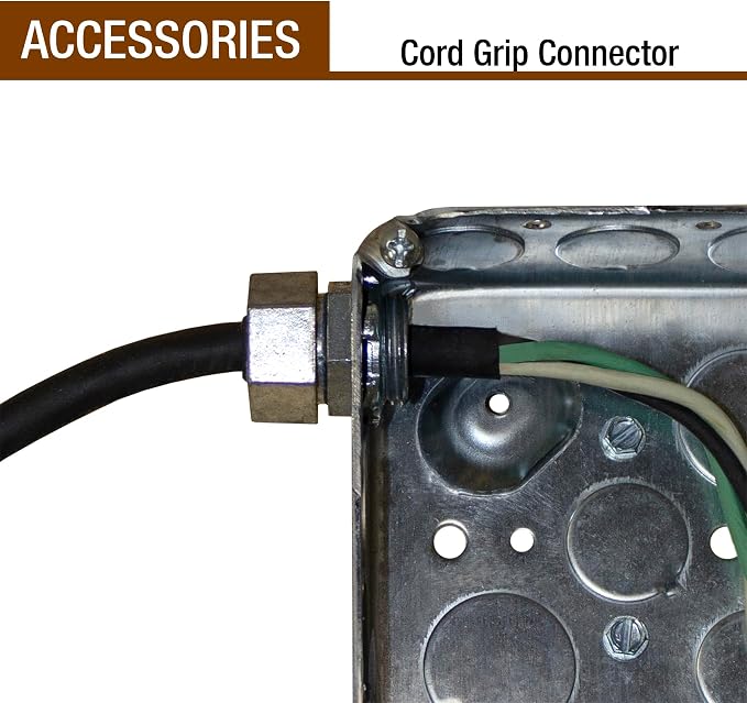 Sigma ProConnex 49211 1/2" Cord Grip Connector Conduit Fitting - Image 4