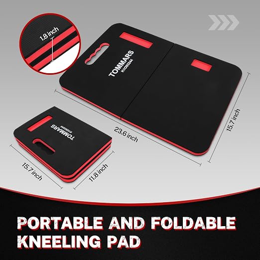 TOMMARS 0.9 Inch Thick Foldable Mechanic Kneeling Pad, 23.6 x 15.7 Inches - Image 2