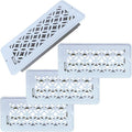 4x10 Vent Covers for Home foor, Floor Vent Cover, Air Vents, All Steel Heavy by Unknown