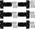 5 in T-Strap Shed Door Hinges 260 Lbs Capacity, 6 Pack Heavy Duty Gate Hinge | by DurabilityandElegance