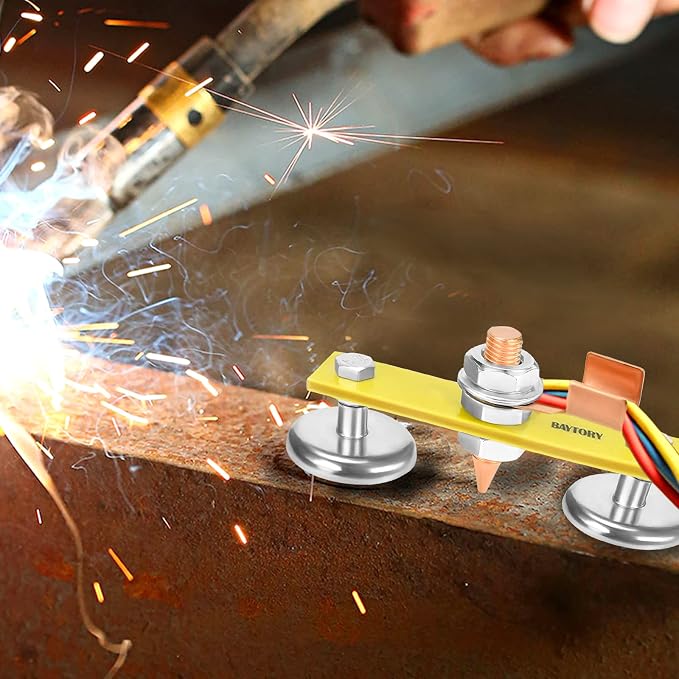 Upgrade Magnetic Welding Support Ground Clamp Tools, Double + Single Welding - Image 5
