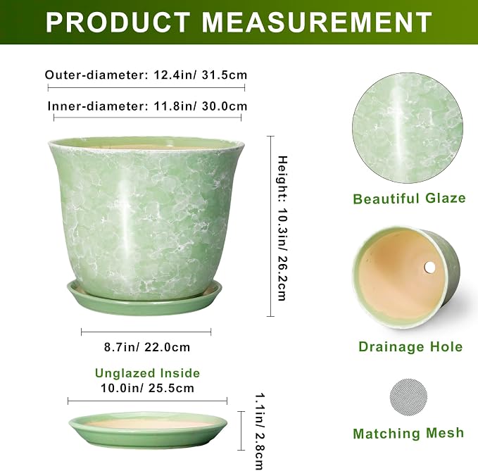 12 Inch Pots for Plants - Image 2